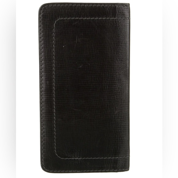 Louis Vuitton Porte Valeurs Cartes Brazza Black Pebbled Leather Wallet - Picture 5 of 11
